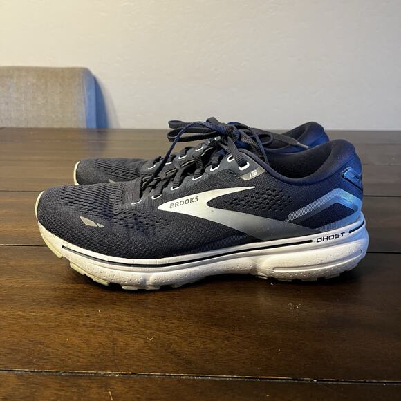 Brooks Ghost 15 Womens 10.5 Shoes Peacoat Pearl Salt Air Road Running Trainer - Picture 1 of 7